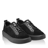 Pantofi sport barbati piele naturala negru 1192