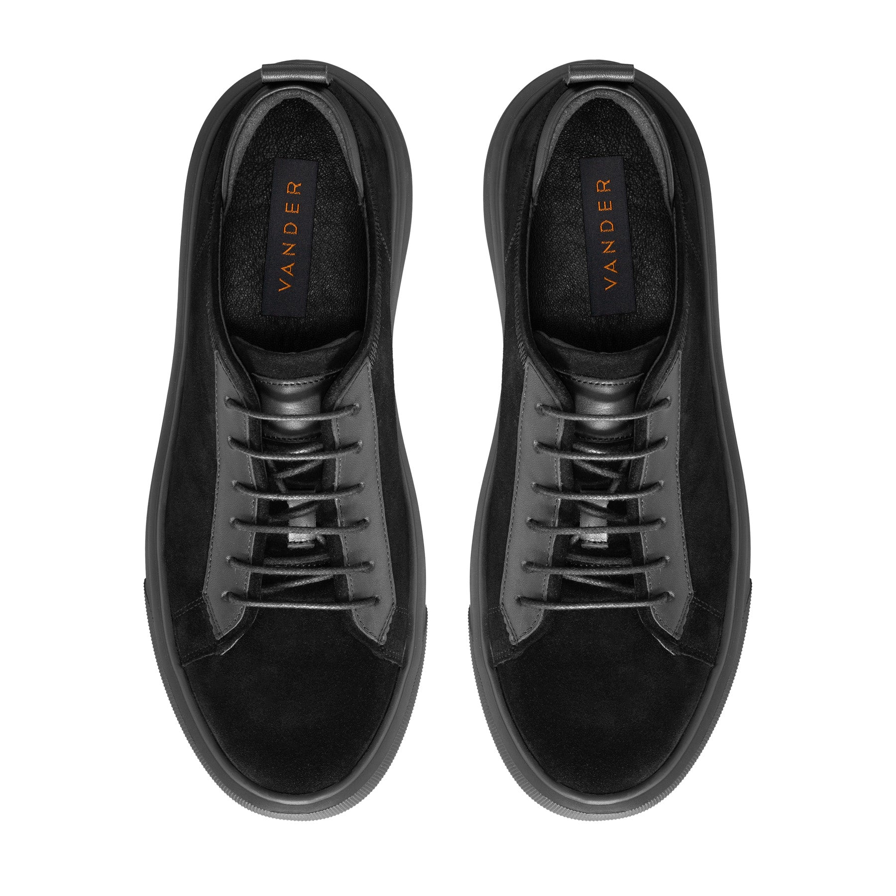 Pantofi sport barbati piele naturala negru 1192
