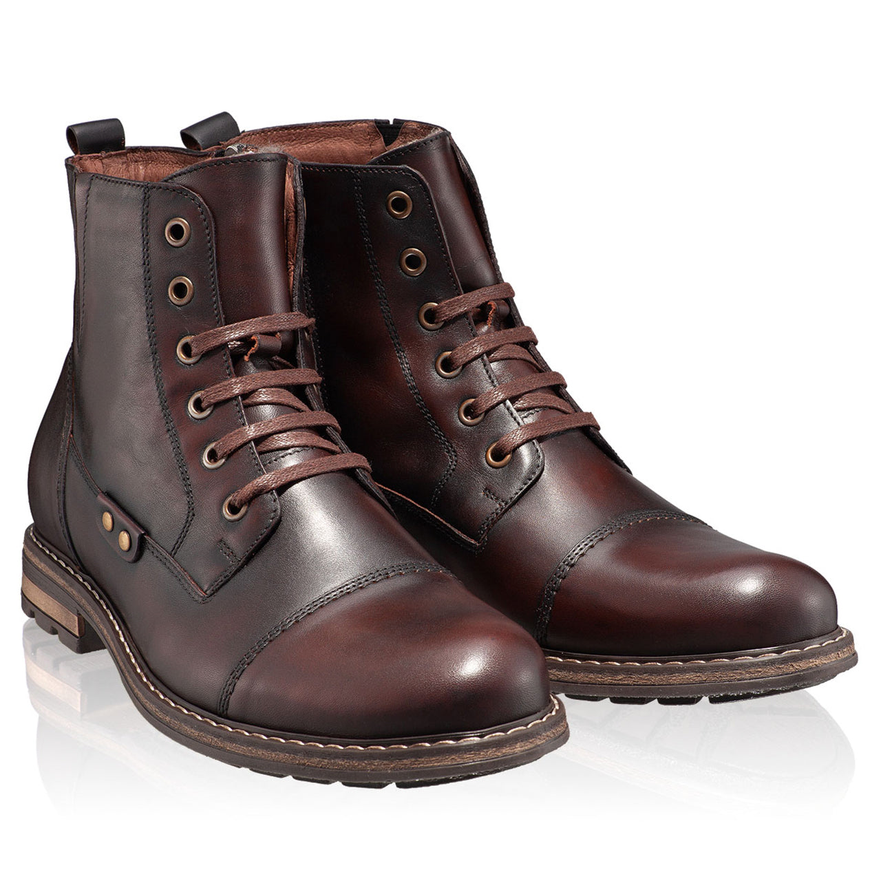 Ghete barbati piele natural maro 1159