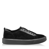 Pantofi sport barbati piele naturala negru 1192