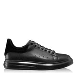 Pantofi barbati sport piele naturala negru 3216