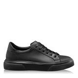 Pantofi barbati sport piele naturala negru 3218
