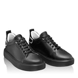 Pantofi barbati sport piele naturala negru 3217