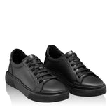 Pantofi barbati sport piele naturala negru 3218
