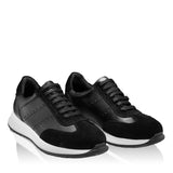 Pantofi barbati sport piele naturala negru 3225