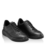 Pantofi barbati sport piele naturala negru 3227