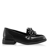 Pantofi casual dama negru lac 3243