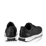 Pantofi barbati sport piele naturala negru 3214