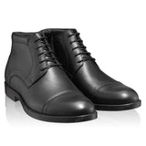 Ghete barbati piele naturala negru 1158