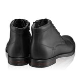 Ghete barbati piele naturala negru 1158